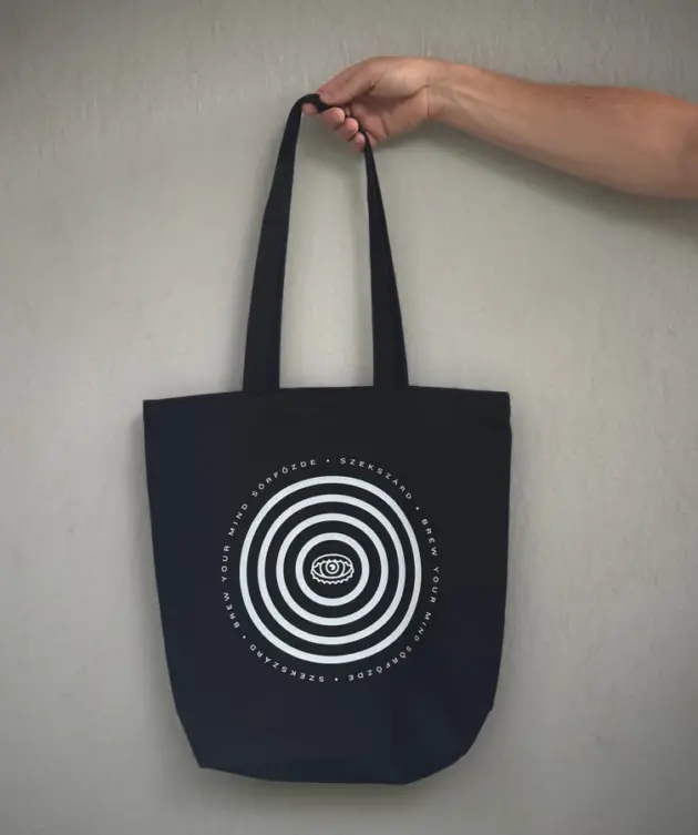 BYM fekete vászontáska